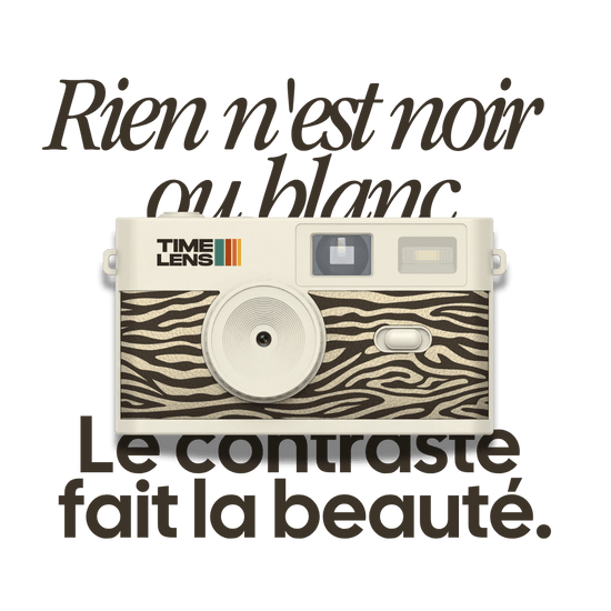 Appareil photo TimeLens® Cream Zebra - TIME LENS - TL0120 - 