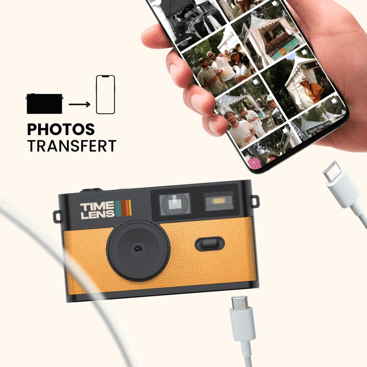 Appareil photo TimeLens® Jaune - TIME LENS - TL0101 - 