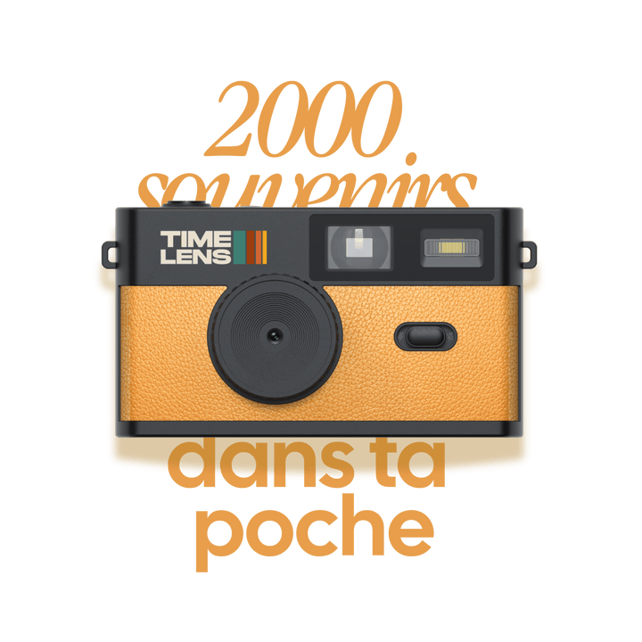Appareil photo TimeLens® Jaune - TIME LENS - TL0105 - 