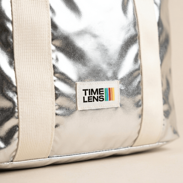 Tote Bag 80's Silver - TIME LENS - TL-TOTE-SIL80 -